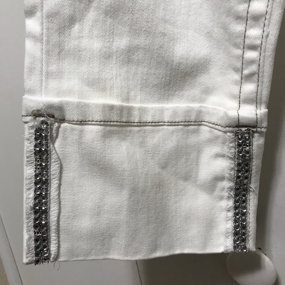 AB Jeans Capri White Size 7 - Picture 5 of 7